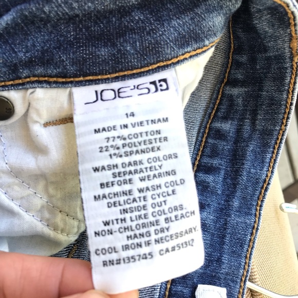 Joe’s Girl’s Jean Shorts Distressed - Picture 4 of 6